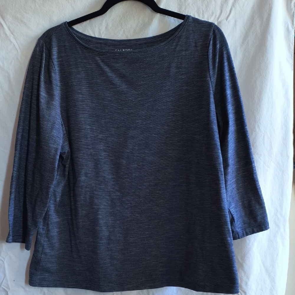 Talbots Charcoal Long Sleeve Top